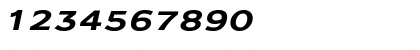 Download AdamsWide BoldItalic Font Numeric Preview