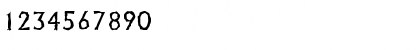 Download AdelonRandom Regular Font Numeric Preview