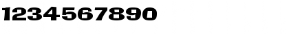 Download AdLib Ex Regular Font Numeric Preview