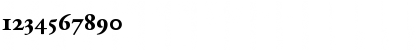 Download AdobeGaramondOldstyleFigures Bold Font Numeric Preview