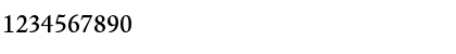 Download AdobeJenson-SemiBold Semi Bold Font Numeric Preview