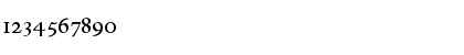 Download AdobeJensonSmallCaps Roman Font Numeric Preview