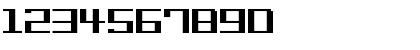 Download Bit Ranger12 (sRB) Regular Font Numeric Preview