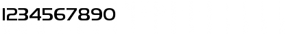 Download AeroLight Regular Font Numeric Preview