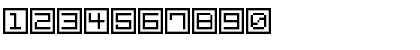 Download Bit Screen11 (sRB) Regular Font Numeric Preview