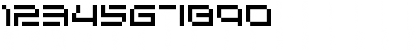 Download bit-03:urbanfluxer Regular Font Numeric Preview