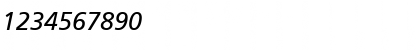 Download AG Foreigner-Italic Medium Font Numeric Preview