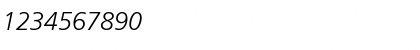 Download AG Foreigner Light-Italic Medium Font Numeric Preview