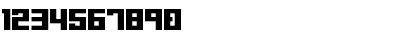 Download BitmapperOLDTYPE Regular Font Numeric Preview