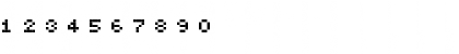 Download BitMicro01 BitMicro01 Font Numeric Preview