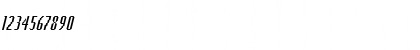 Download Bits Italic Font Numeric Preview