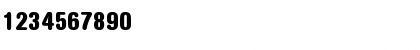 Download AGRoundedBold-CondensedBook Book Font Numeric Preview