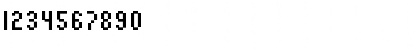Download BiTthing Regular Font Numeric Preview