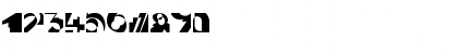 Download BizarreCaps Regular Font Numeric Preview