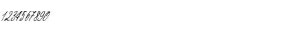 Download AimeeCondensed Italic Font Numeric Preview