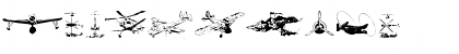 Download Aircraft Regular Font Numeric Preview