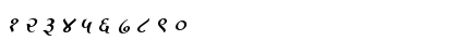 Download AkrutiDevChandrika NormalItalic Font Numeric Preview