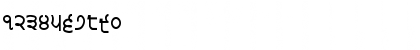 Download AkrutiPnjRomi Normal Font Numeric Preview