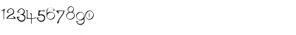 Download Akvaleir Regular Font Numeric Preview