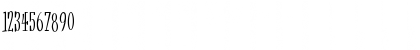 Download AL Any Time Regular Font Numeric Preview