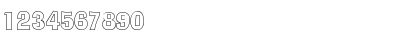 Download AlexisBeckerOutline Normal Font Numeric Preview