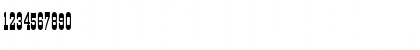 Download All Night 11 Regular Font Numeric Preview