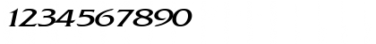 Download AllianceExtended Italic Font Numeric Preview