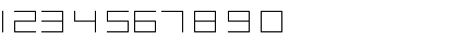 Download ALPHA Normal Font Numeric Preview