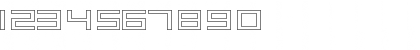 Download ALPHA OUTLINE Font Numeric Preview