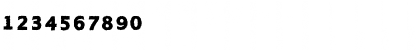 Download Alphabet4 Regular Font Numeric Preview