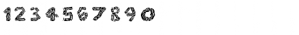 Download BlackSplinters Regular Font Numeric Preview