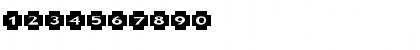 Download AlphaShapes crosses Normal Font Numeric Preview