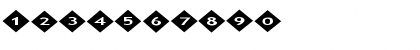Download AlphaShapes diamonds 2 Normal Font Numeric Preview
