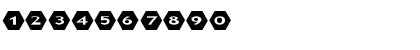Download AlphaShapes hexagons 2 Normal Font Numeric Preview