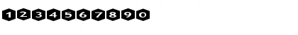 Download AlphaShapes hexagons 3 Normal Font Numeric Preview