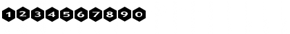 Download AlphaShapes hexagons Normal Font Numeric Preview