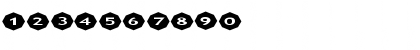 Download AlphaShapes octagons 3 Normal Font Numeric Preview