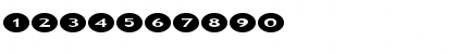 Download AlphaShapes ovals 2 Normal Font Numeric Preview