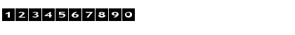 Download AlphaShapes squares Normal Font Numeric Preview