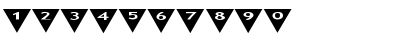 Download AlphaShapes triangles 2 Normal Font Numeric Preview