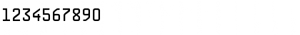 Download Alphaville Regular Font Numeric Preview