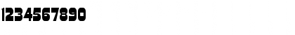 Download Blacktop Regular Font Numeric Preview