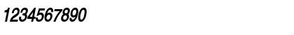 Download Alps-Condensed Bold Italic Font Numeric Preview
