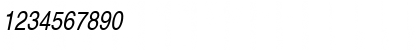 Download AlpsCondensed Italic Font Numeric Preview