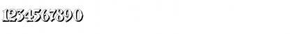 Download Blackwood Castle Shadow Regular Font Numeric Preview
