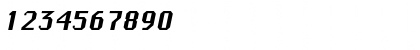 Download Ambush Italic Font Numeric Preview