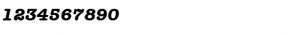 Download AmericanTypItcTBol Italic Font Numeric Preview