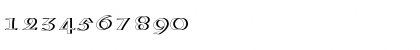 Download AmericanUncDRe1 Regular Font Numeric Preview