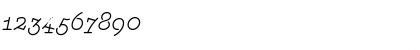 Download AmintaItalic Regular Font Numeric Preview