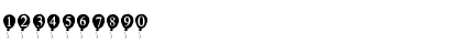 Download Amnon-Balloon Amnon-Balloon Font Numeric Preview